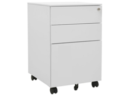 File Cabinet, File Cabinets Vidaxl Cinzeto Aço (n/a)