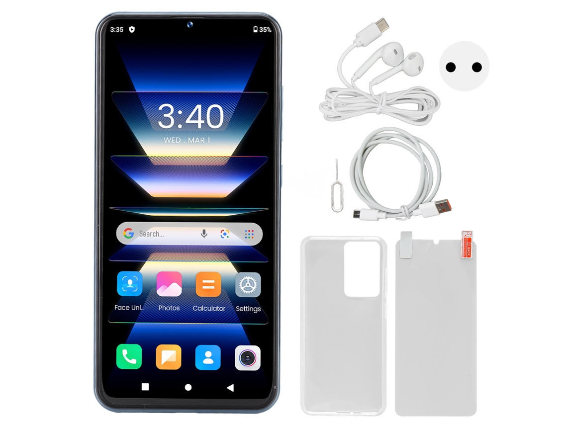 Laxiscreed Smartphone 4g Com Desbloqueio Facial, Reconhecimento Rápido E Seguro