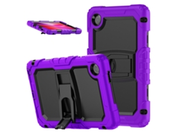 Capa Protetora Infantil Com Suporte Em Silicone K9 Para Tablet Lenovo Tab One De 8,7 Polegadas Roxo Ushion (modelo 2025)