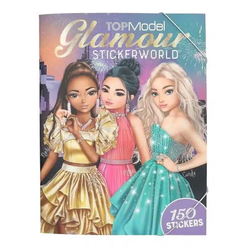 Libro Stickerworld Glamour Topmodel Con 150 Stickers 13232 Depesche Depeschemás De 6 Añosp24