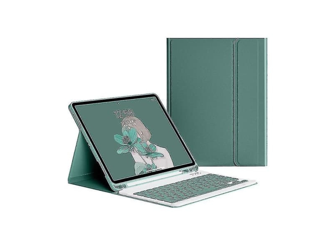 Capa Com Teclado Bluetooth Para Tablet, Cor Cinzento-escuro E Cinzento, Compatível Com Ipad 10.2