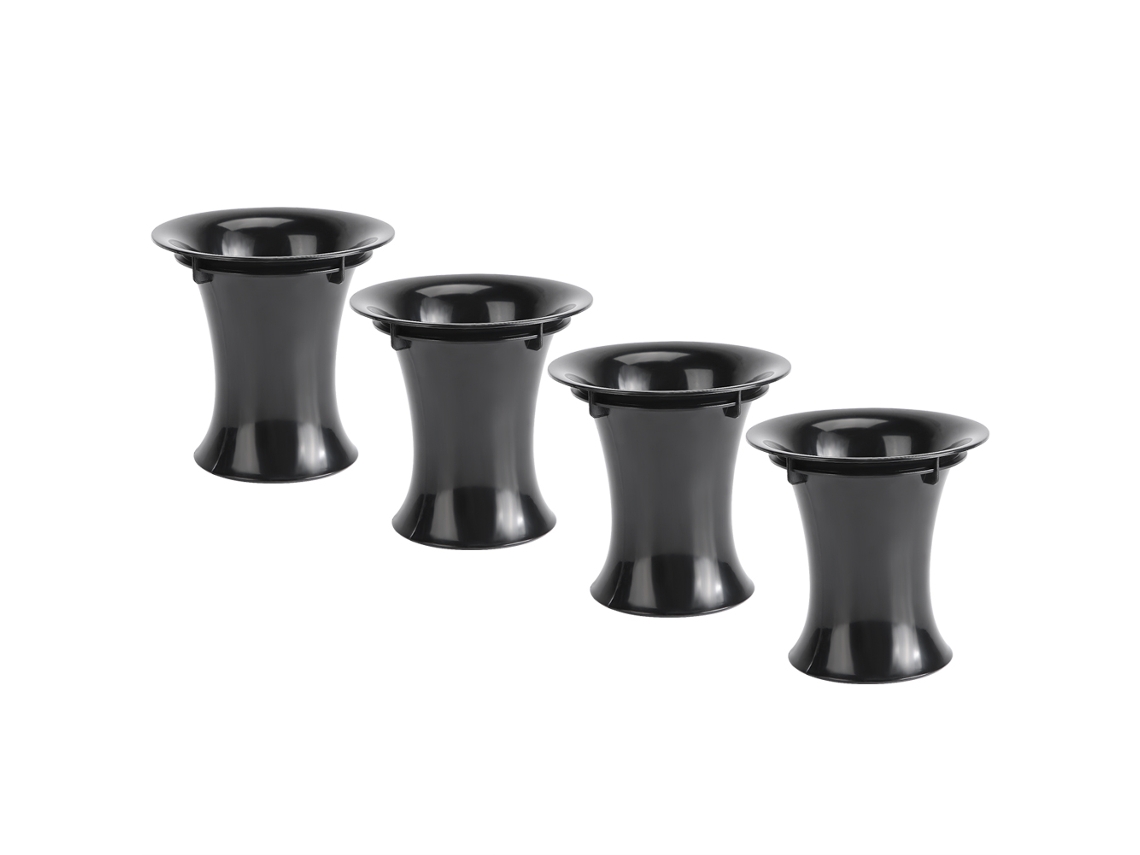 4pcs Tubo Invertido Alto-falante 76mm abertura 90mm altura para 4 8 polegadas S/MARCA