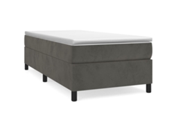 Box Spring Bed, Box Spring Beds Vidaxl Cinzeto Veludo (100 X 200 Cm)