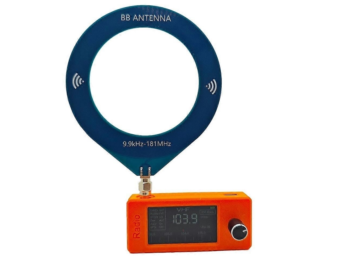 Si4732 9,9 108mhz Rádio 1,9 Polegadas Ips Tela Bolso Mini com Antena Todas as Bandas Receptor de Hf Sw Mw Vh F GOKOCO