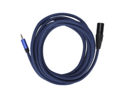 Mali cabo de Sinal Balanceado Xlr Macho para 3.5mm Jack 1/8 Polegada Microfone 24awg 4m Jd6046