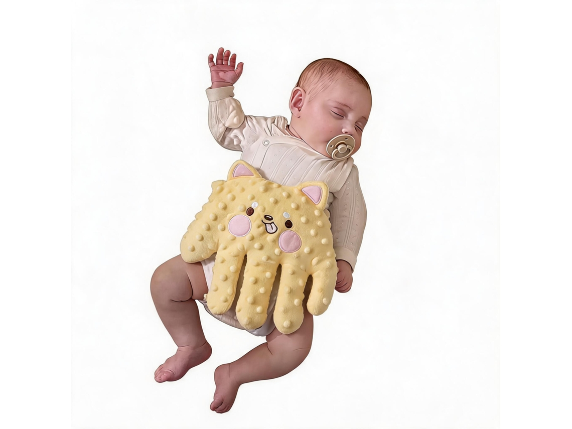 Boneca Calmante Para Bebês Com Palmadinhas Automáticas No Bumbum - Anti-sobressalto E Ajuda A Dormir Em Minutos (cachorro)