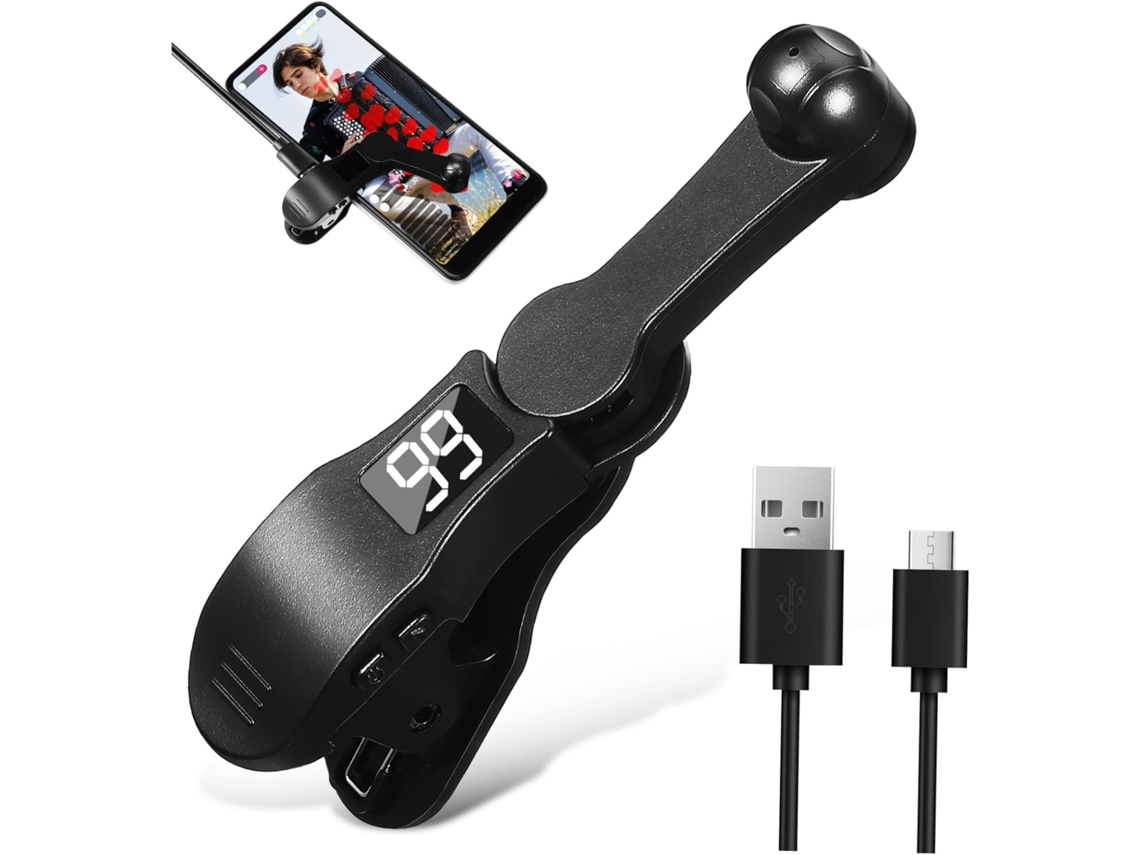 Controle Remoto Automático Para Celular Com Usb, Tela Ajustável E Indicador De Velocidade De Transmissão.