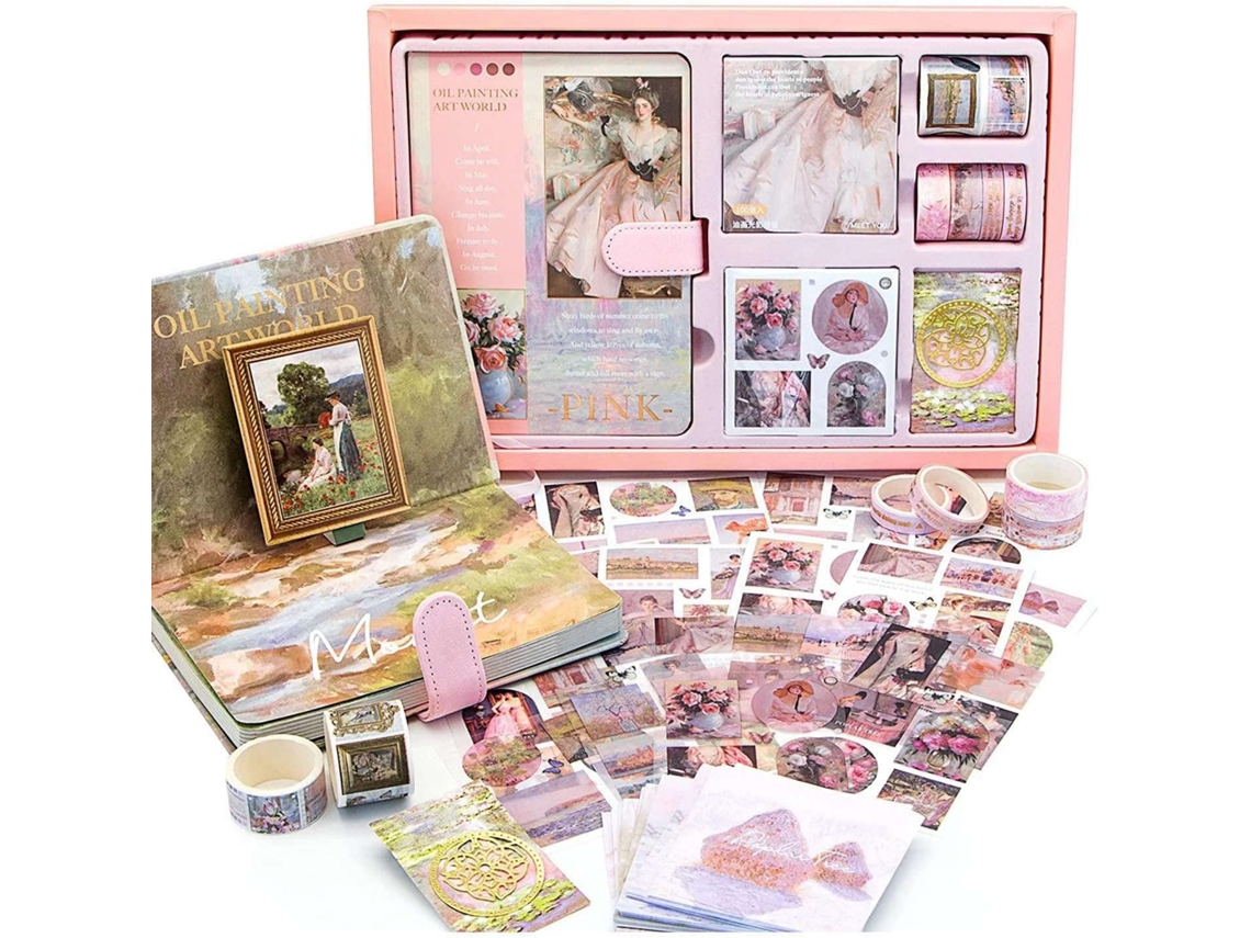 Kit Estética Para Scrapbooking, Pintura Vintage, Carnet B6, Acessórios Adesivos Artísticos, B