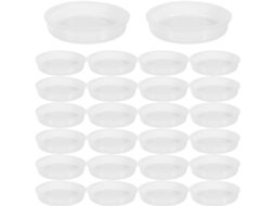 Pacote Com 100-tampas Tubos De Embalagem Tampas Protetoras Redondas Plástico 5cm Diâmetro Interno Papelão, Ideais