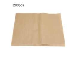Folhas Antiaderente Quadrado Para Churrasco 200 Folhas