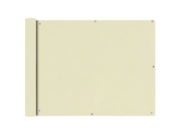 Balcony Screen, Balcony Screens Vidaxl Creme Tecido (90 X 600 Cm)