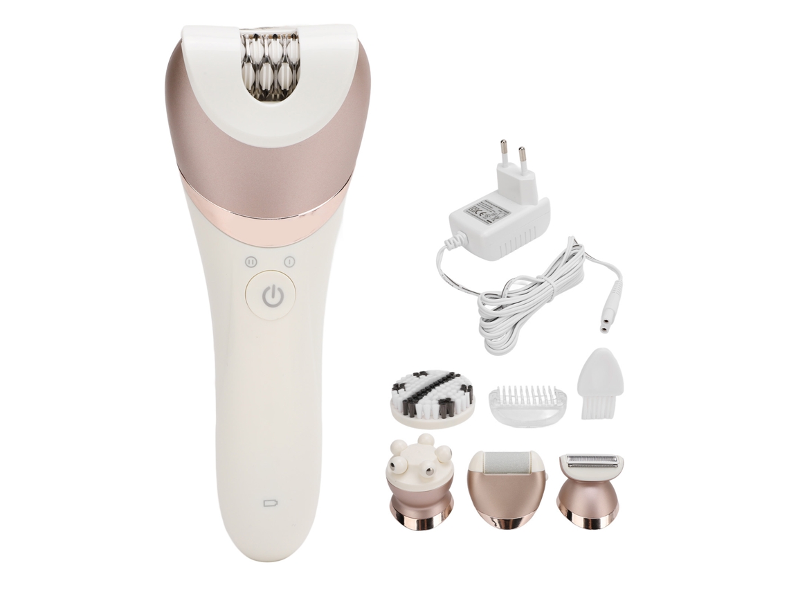 Brocha De Limpeza Facial 5 Em 1 Impermeável, Limpador Facial Elétrico Profissional, Exfoliador E Massajador Facial 110-240v Eu