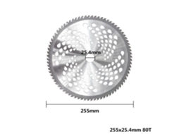 Acessórios para Motosserra Substituição de Cortador de Grama Circular Aço de Liga de 40-60 Dentes Especificação 3