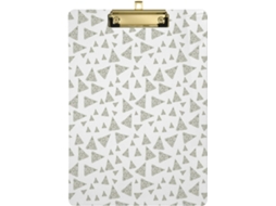 Prancheta em Formato de Árvore Natal com Pastas, Arquivo Perfurado Padrão, Organizador Futebol. 31,8 X 22,9 0,