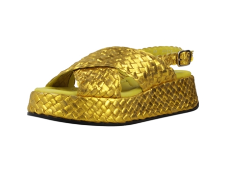 Sapatos de Mulher PONS QUINTANA Maui Tecido Amarelo (39)