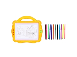 Placa De Desenho Elétrica Com Iluminação Portátil Para Crianças Brinquedo Presente Amarelo