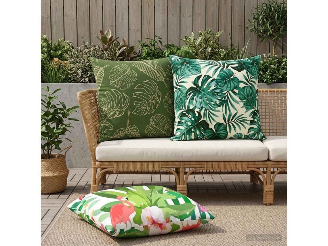Vidaxl Capa Almofada 6 Pcs Heerlen Multicolor 65 X 65 Cm Poliéster