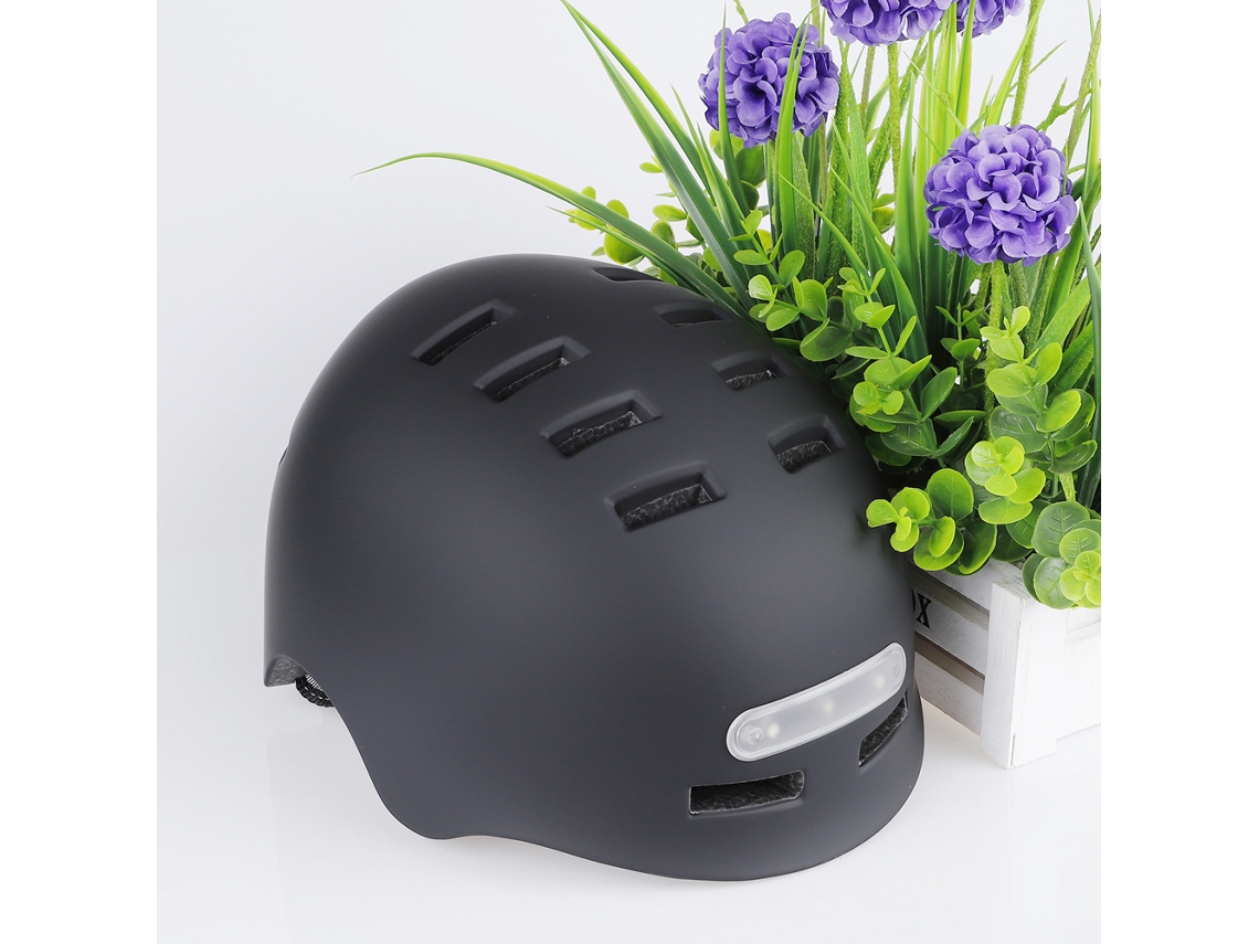 Capacete Laxiscreed Com Luzes Para Bicicleta E Scooter, Alta Proteção E Visibilidade