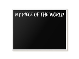 Magnetic Wall Board My Piece Of The World For The Office Espelharte (80x60 Cm)