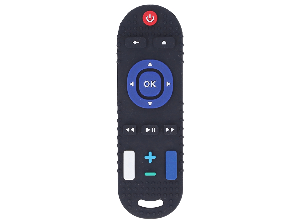 Mali brinquedo Chupeta Controle Remoto Tv Silicone Texturado Botões Multi Simulação Alta
