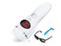 Depilação A Laser Depilação Ipl Para Mulheres E Homens Dispositivo Doméstico Indolor Permanente Atualizado Para 999.900 Flashes, Branco Yizhood