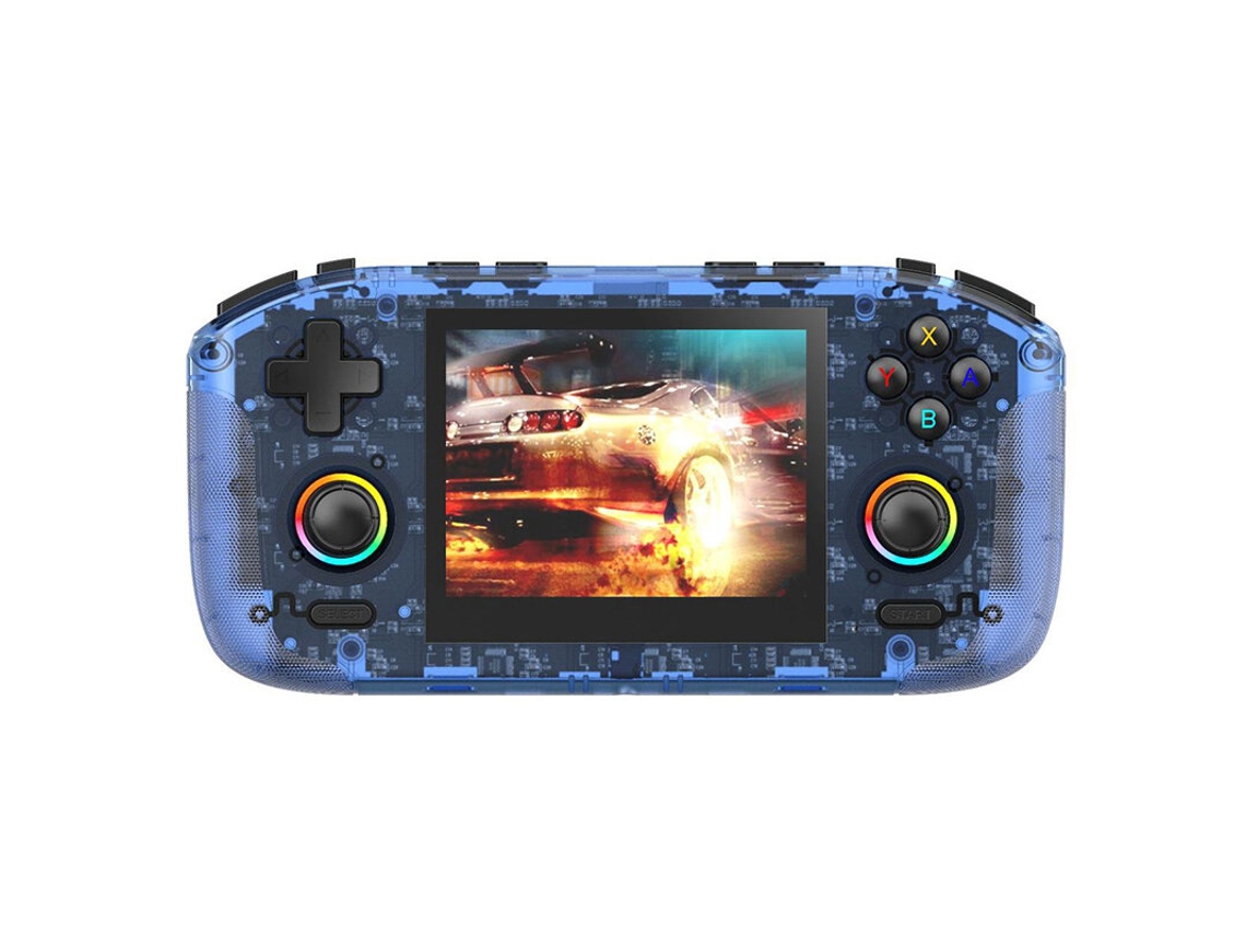 Branco - 128g Rk35h Consola De Jogos Portátil Com Mais De 40.000 Jogos Integrados, Ecrã Ips De 3,5 Polegadas, Processador Quad-core Rk3326.