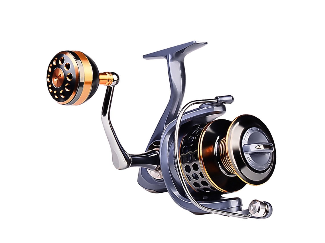 Molinete de Pesca Spinning Metal Intercambiável
