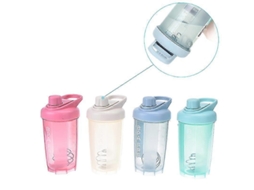 1 Garrafa Shaker de Proteína com Bola Misturadora para Academia e Fitness. Brilvibera