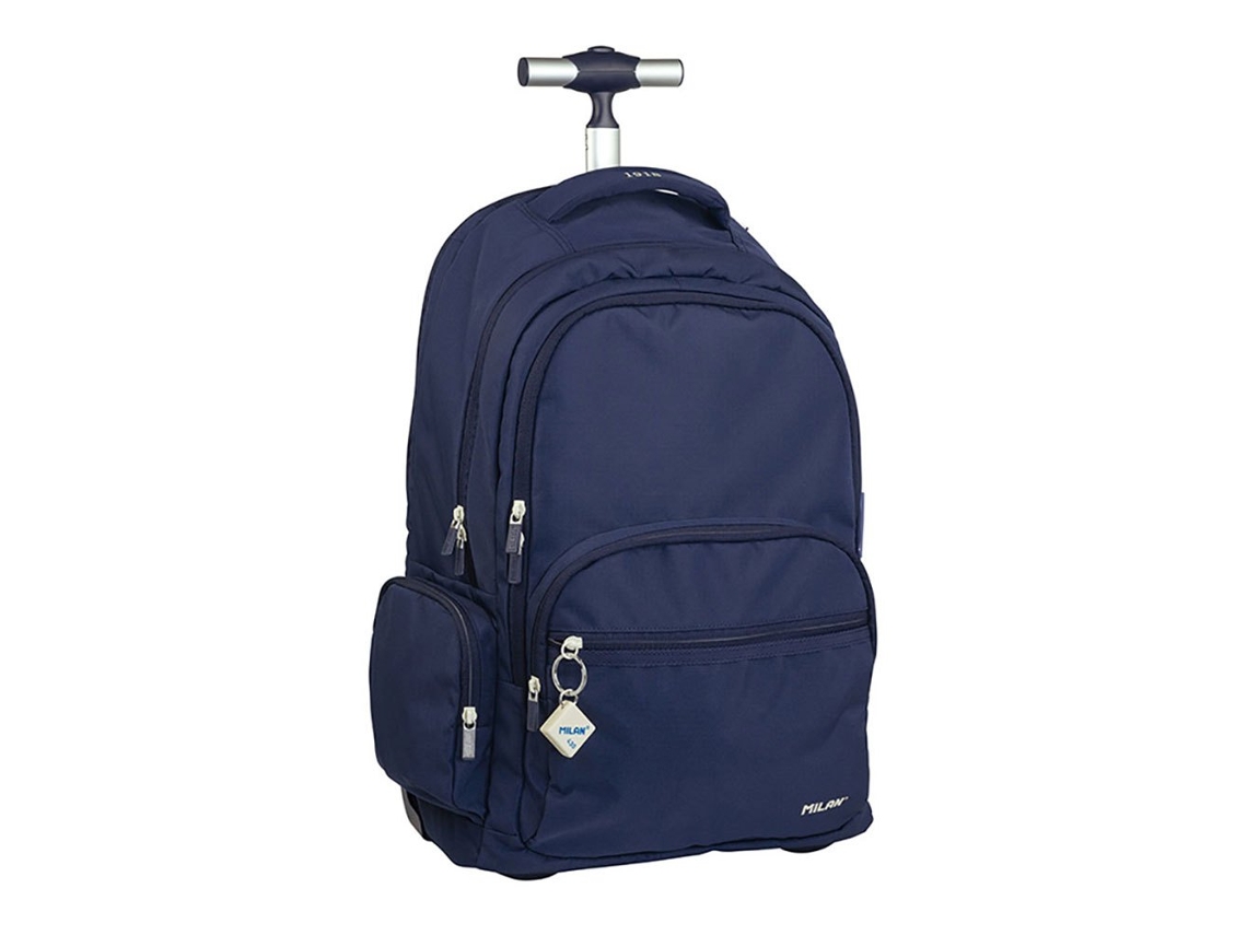Mochila Zip com Rodas 6 25 Eu 1918 Series Azulmilan