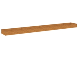 Garden Raised Bed, Garden Raised Beds Vidaxl Marrom Aço (770 X 100 X 36 Cm)