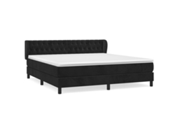 Box Spring Bed, Box Spring Beds Vidaxl Preto Veludo (160 X 200 Cm)
