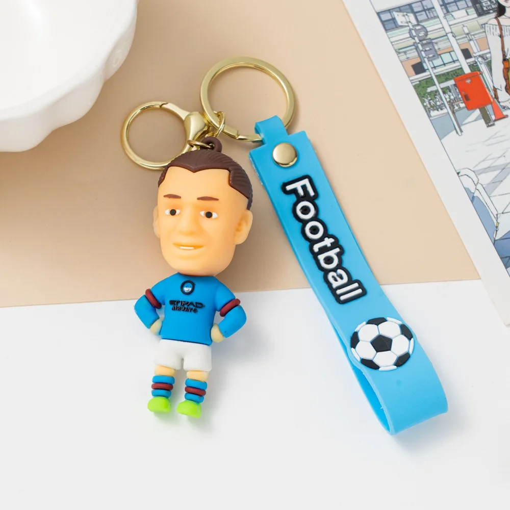 Chaveiros, Enfeites e Lembrancinhas com Figuras de Jogadores de Futebol em Pvc. MDUG