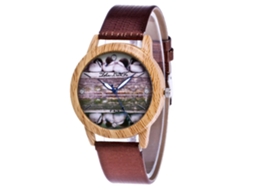 Reloj Zhoulianfa Cuero Marrón Quartz Para Mujer Y Hombre Business F 424x