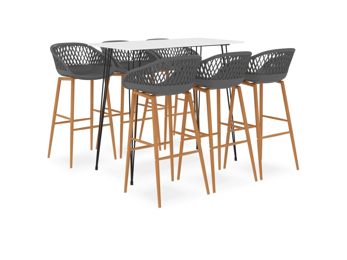 Bar Set, Bar Sets Vidaxl Branco Mdf