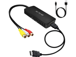 1080p Rca Av Composto Cvbs Para Hdmi Adaptador Conversor Compatível Pc/computador, Tv, Wii, Xbox, Stb, Vhs/vcr Pal/ntsc Bestvite