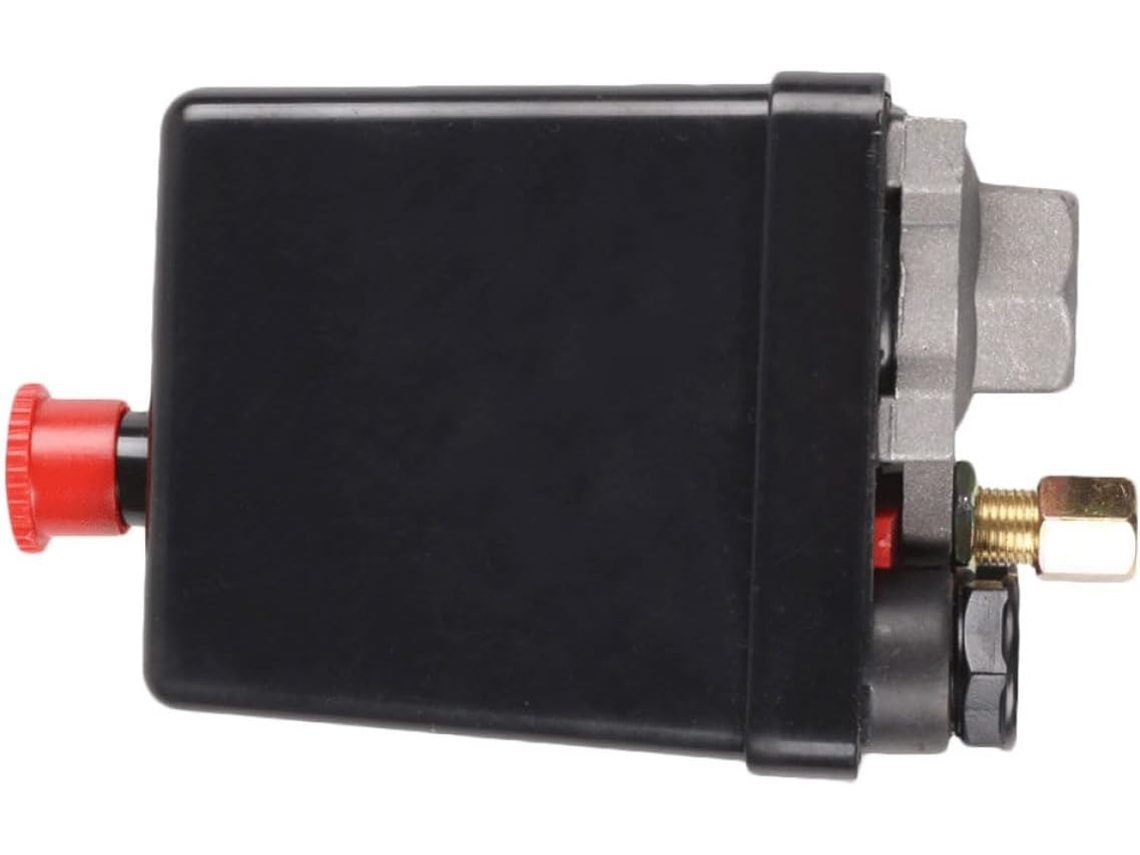 Interruptor De Pressão De Ar Automático Para Compressor Vertical De Furo Único, 220 V, 90-125 Psi