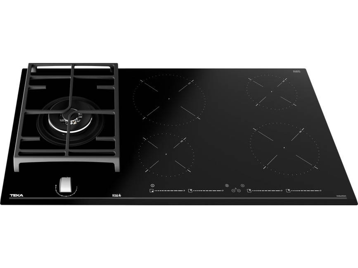 Placa de Gás e Indução TEKA JZC 95314 ABN BK (Elétrica e Gás Natural ...