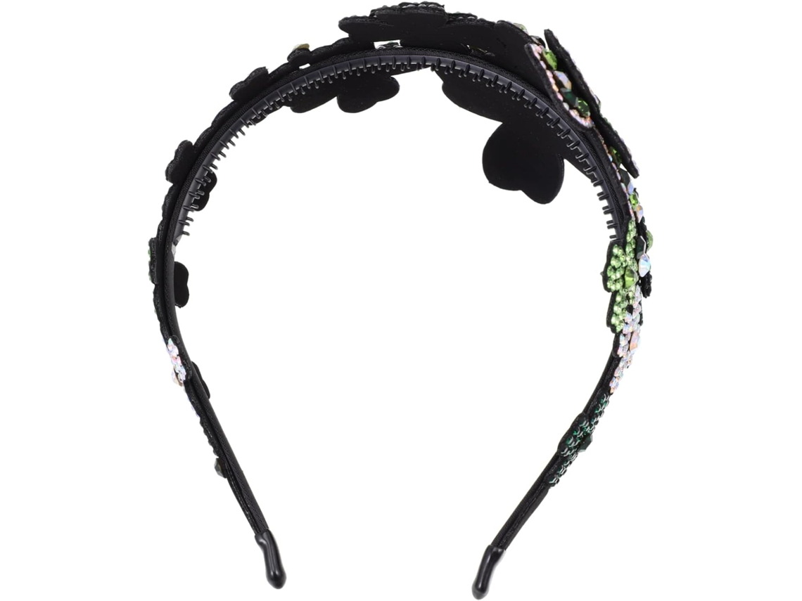 Tiara Floral Com Strass, Acessório De Cabelo Para Casamento, Tiara Decorativa Para Mulheres