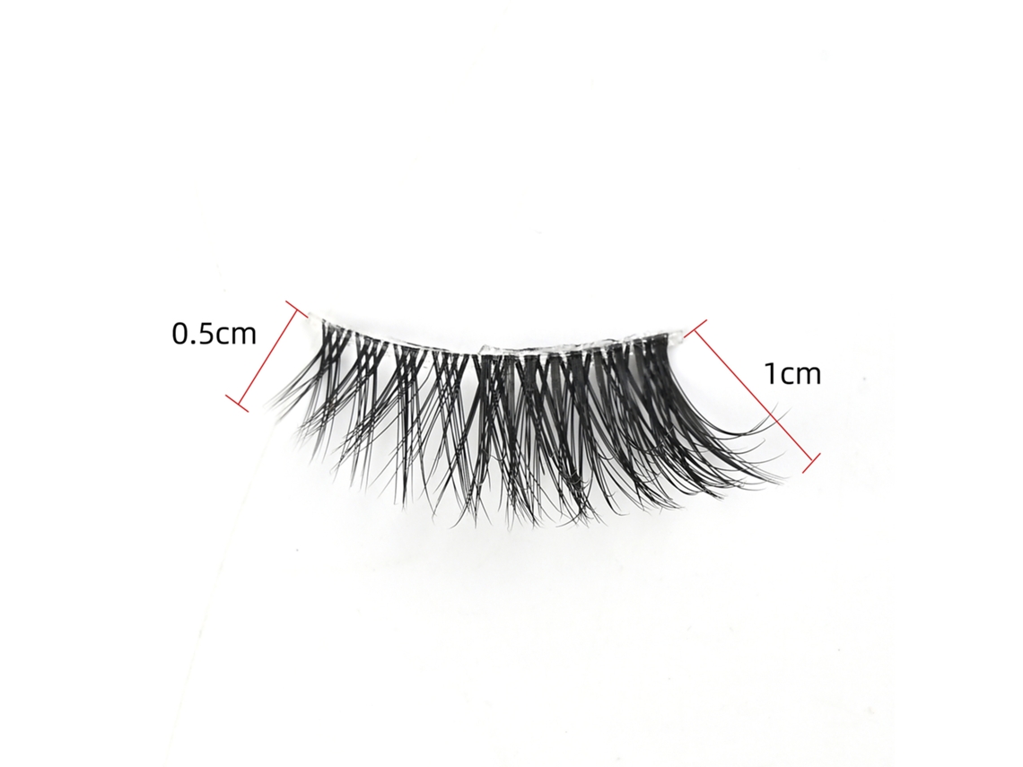 Pestanas postiços naturais, 7 pares ZYBLSSBB