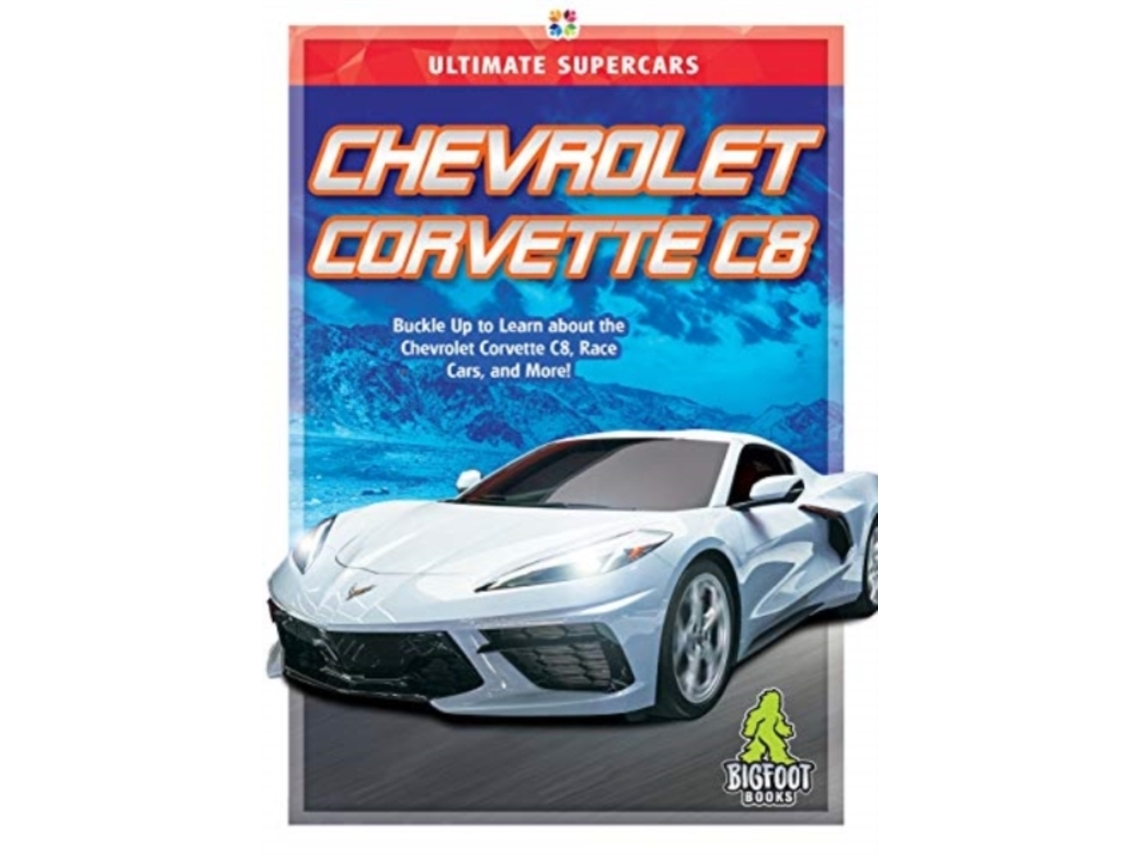 Livro Chevrolet Corvette C8 de John Perritano (Inglês - Capa Dura)