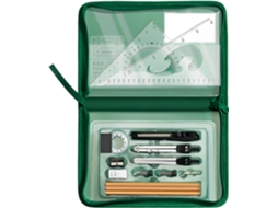 Kit De Desenho Técnico, 27, 9 X 17, 5 Cm, Conjunto De Matemática Com