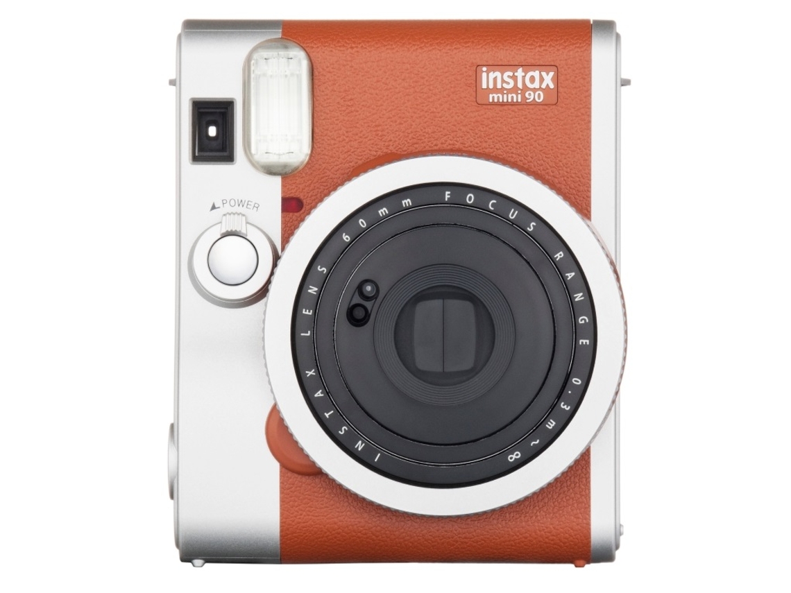 Máquina Fotográfica Instantânea FUJIFILM Instax Mini 90 (Castanho - Obturação: 1/400 - 1,8 segs. - 62x46mm)