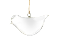 Laxiscreed Vaso De Vidro Para Pássaros Grande Com Corda De Pendurar - Estilo Pastoral