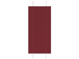 Pleated Blind, Pleated Blinds Vidaxl Vermelho Poliéster (65 X 150 Cm)
