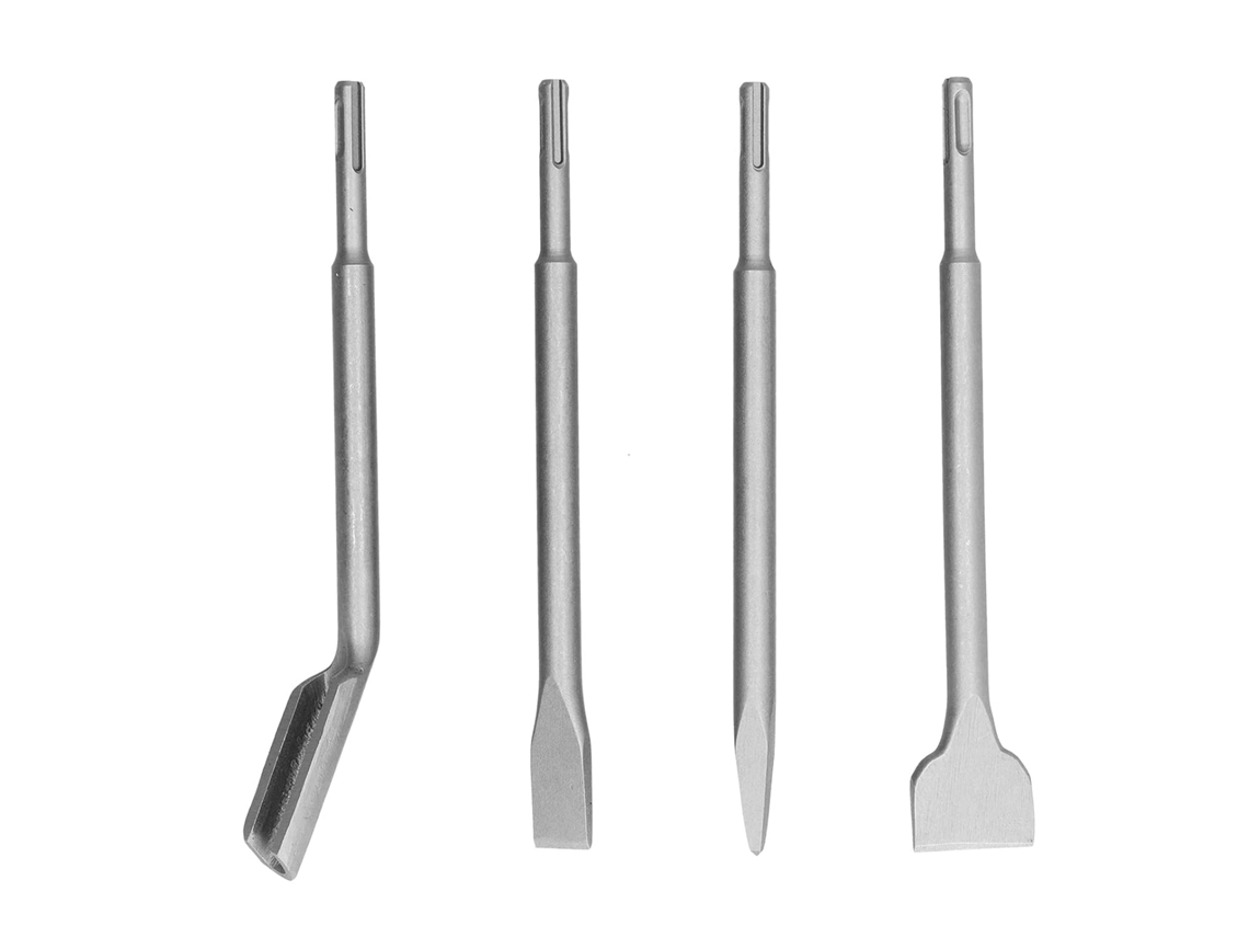 Conjunto De Brocas Martelo Perfurador Profissional Com Cinzel -