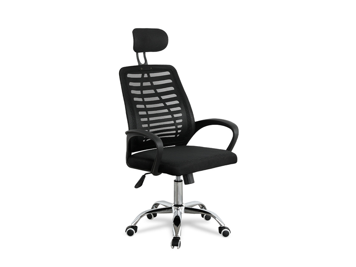 Cadeira de Estudo InfantoJuvenil com Assento Têxtil Cor Preta Modelo