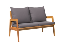 Conjunto 1 Móveis De Jardim Vidaxl Castanho Madeira De Acácia Maciça (115 X 65 X 71 Cm)