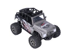 Primerox carro de Controle Remoto Off Road 2.4g com Pneus Antiderrapantes e Parachoques Cinza