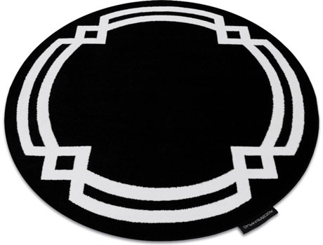 Tapete DYWANY LUSZCZOW Hampton (Preto - 160 cm - Polipropileno)