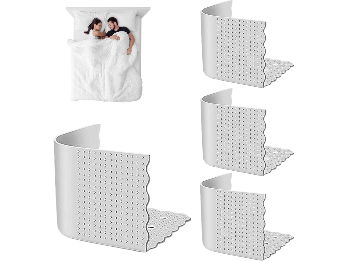 Cintas de Cama Ajustáveis 4 Prendedores Lençol, Cinta Resistente para Edredom Rede Proteção um CHABERLU